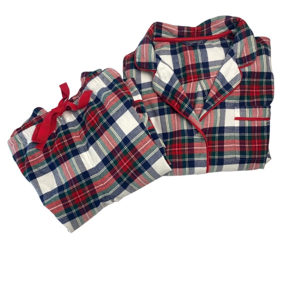 VINEYARD VINES Women’s Flannel PJ Set Long Sleeves in Size XL*** - Picture 2 of 12